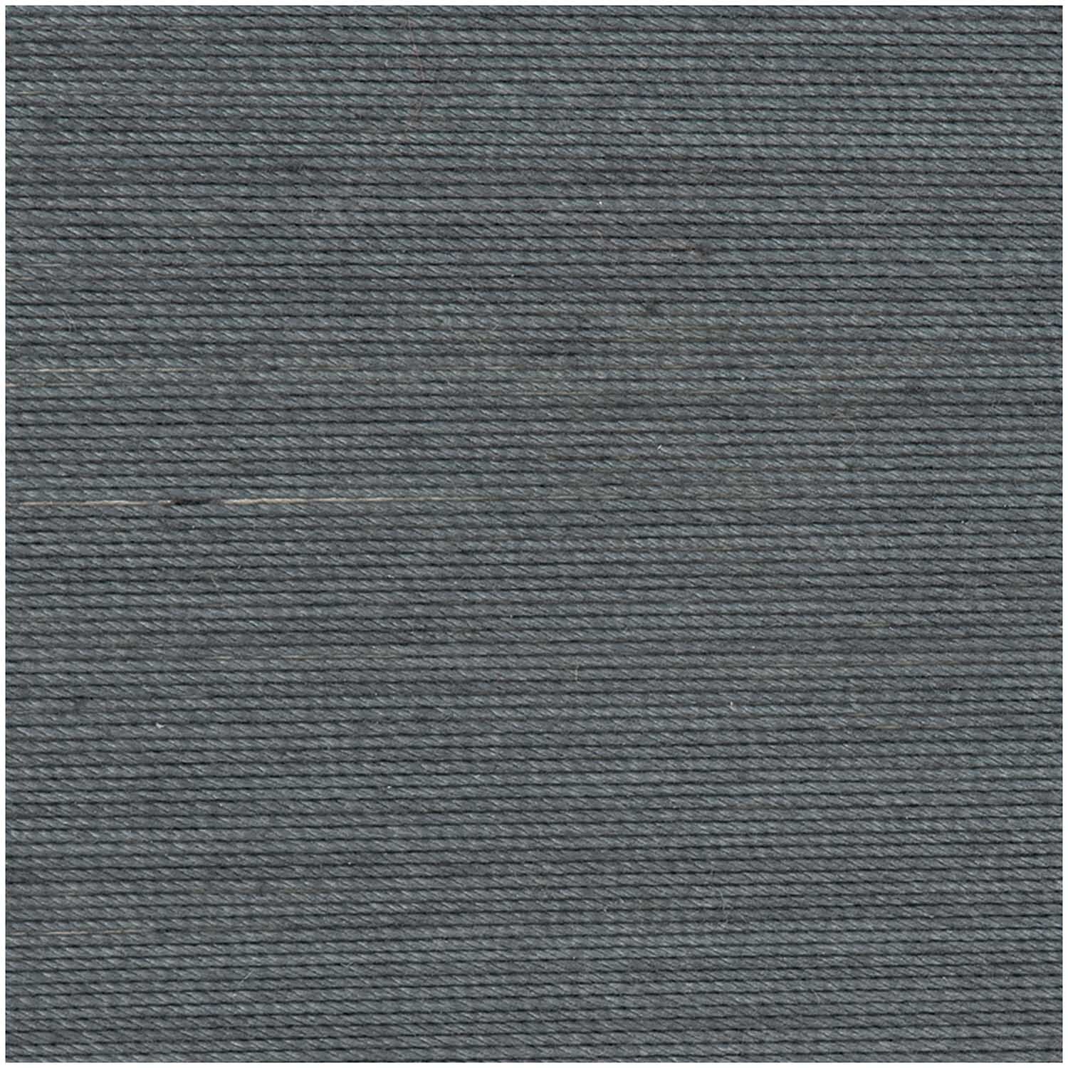 Häkelgarn von Wolle Rödel in Steinfarbe, 50g 280m, zeigt eine gleichmäßige, graue Textur.