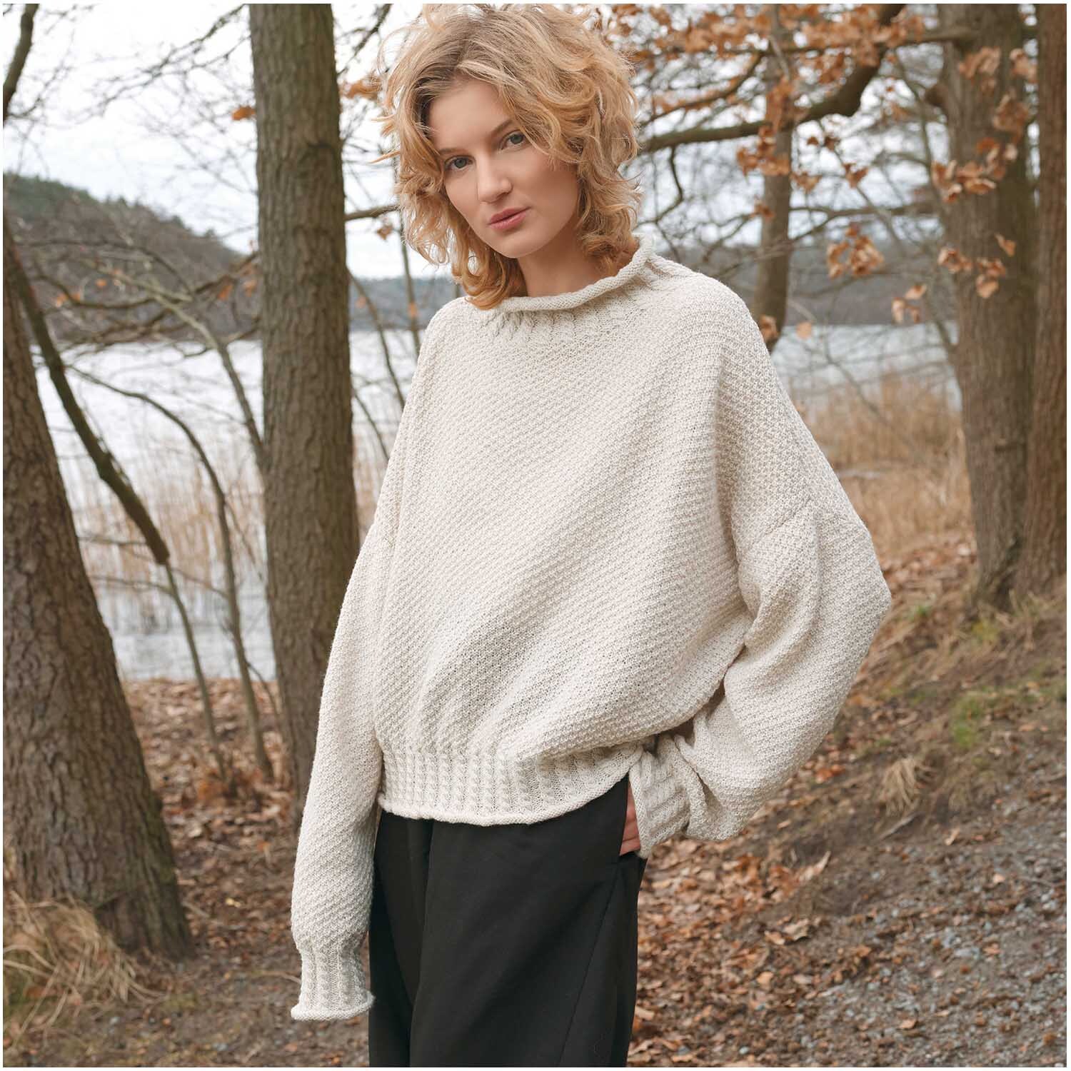 Strickset Pullover Modell 02 aus Luxury Knits Winter Special von Rico Design