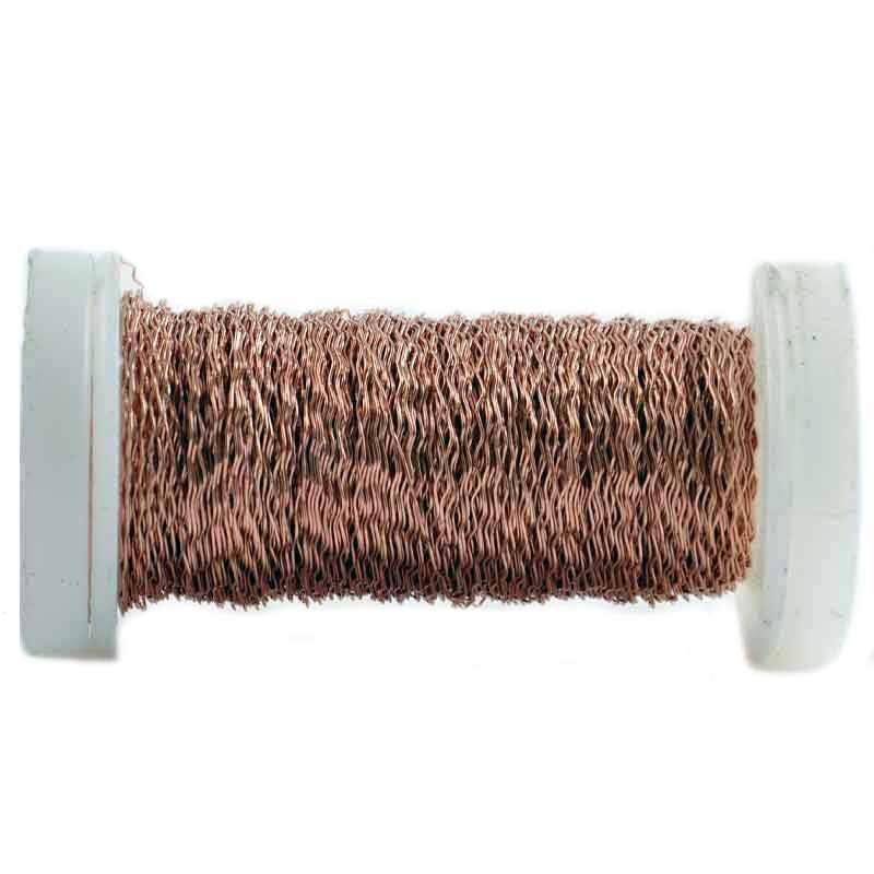 Bouillondraht 0,25mm 60m auf einer Spule, aus Kupfer, ideal für kreative Projekte und Handwerk.