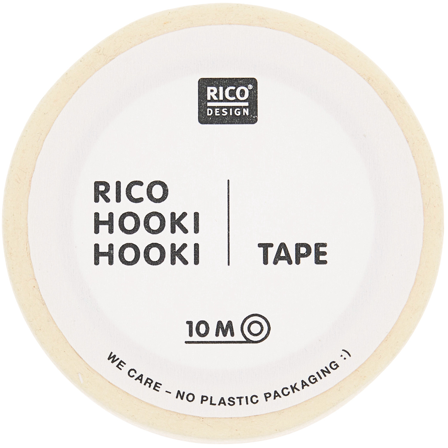 Rico Hooki Hooki Tape: Weißes Klebeband von Rico Design, 3 cm breit, 10 m lang, umweltfreundlich verpackt.