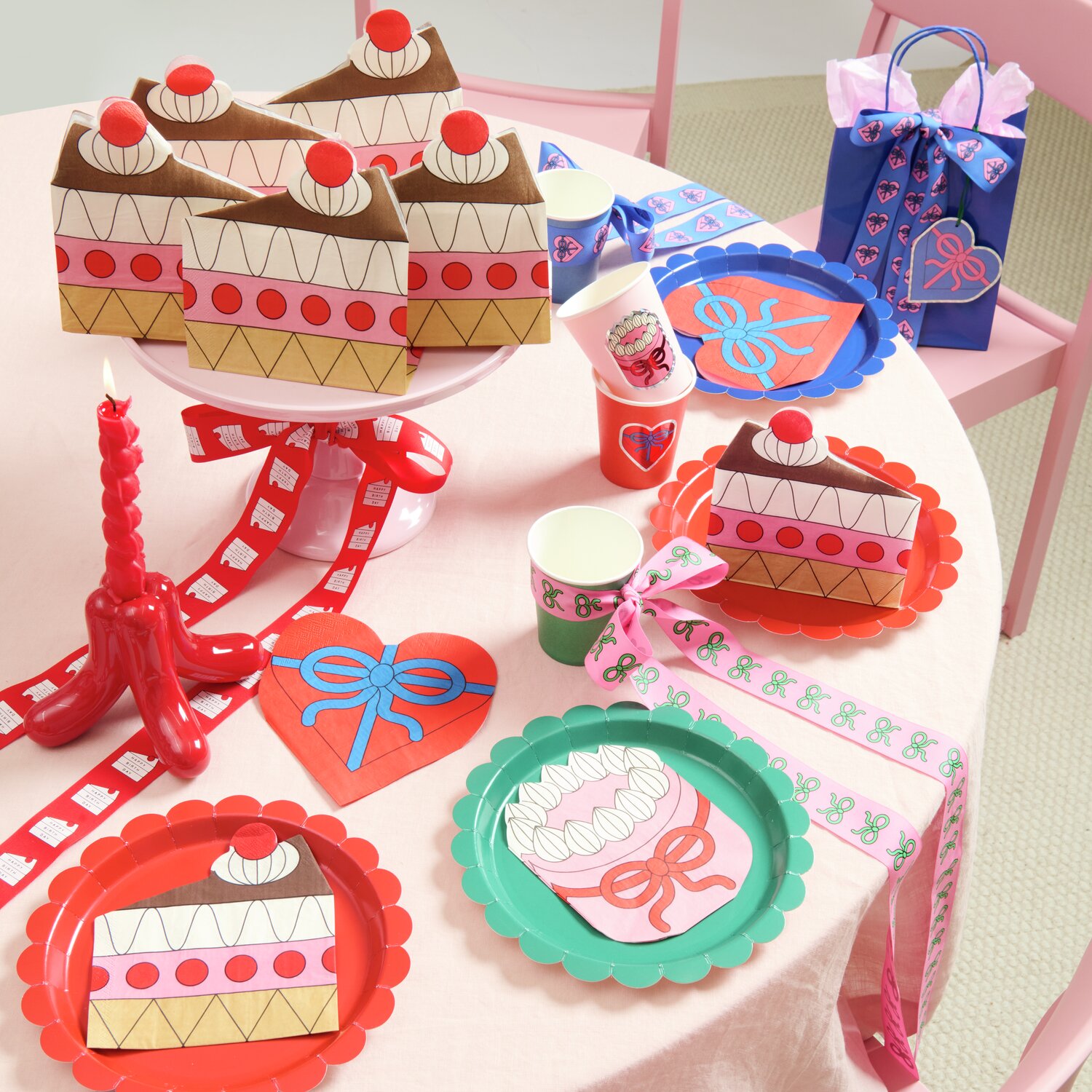 Rico Design x Redfries Servietten Torte 20 Stück 25x32cm von Rico Design