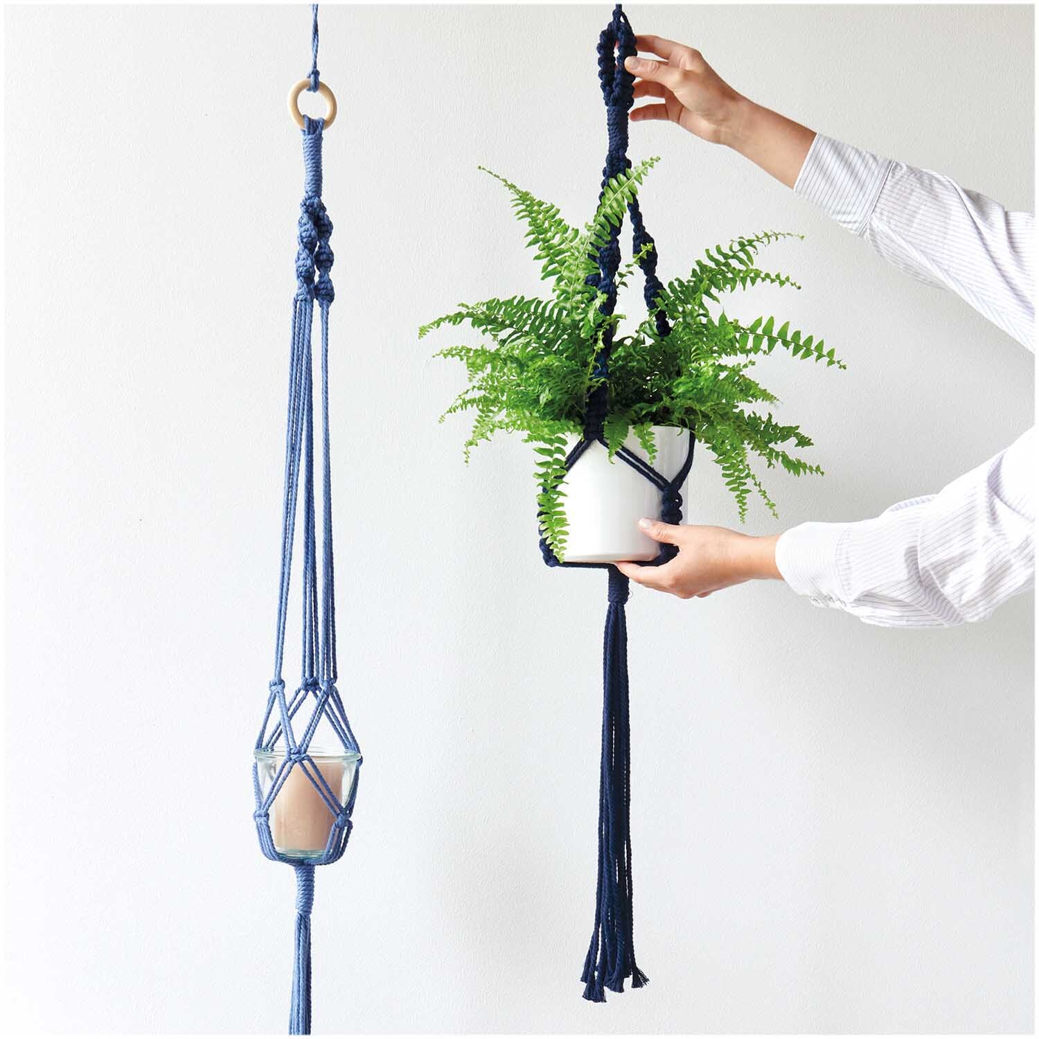 Makramee Set Blumenampel aus Rico Macrame von Rico Design