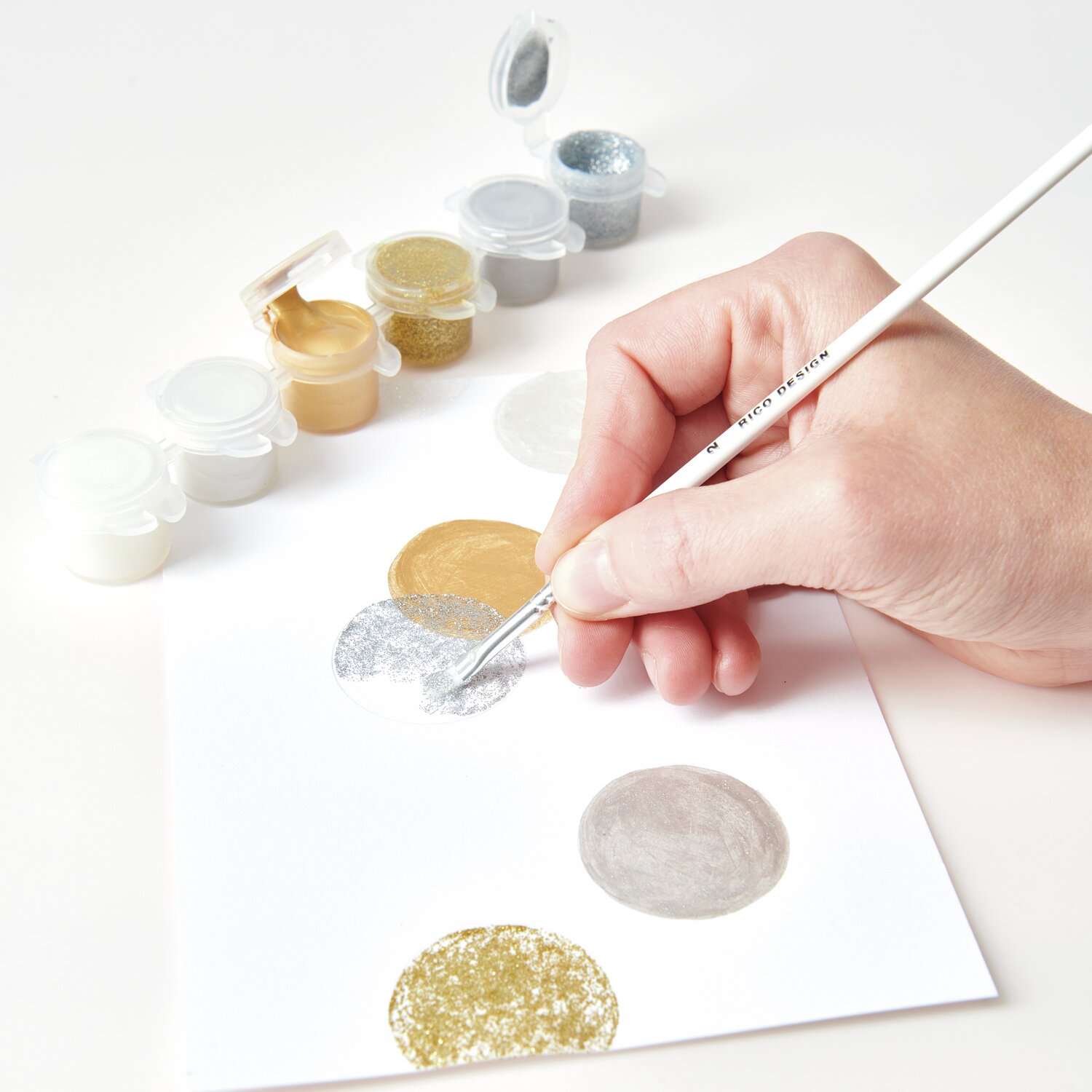 Acrylini Pods 6x3,5ml Farbe Celebration von Rico Design