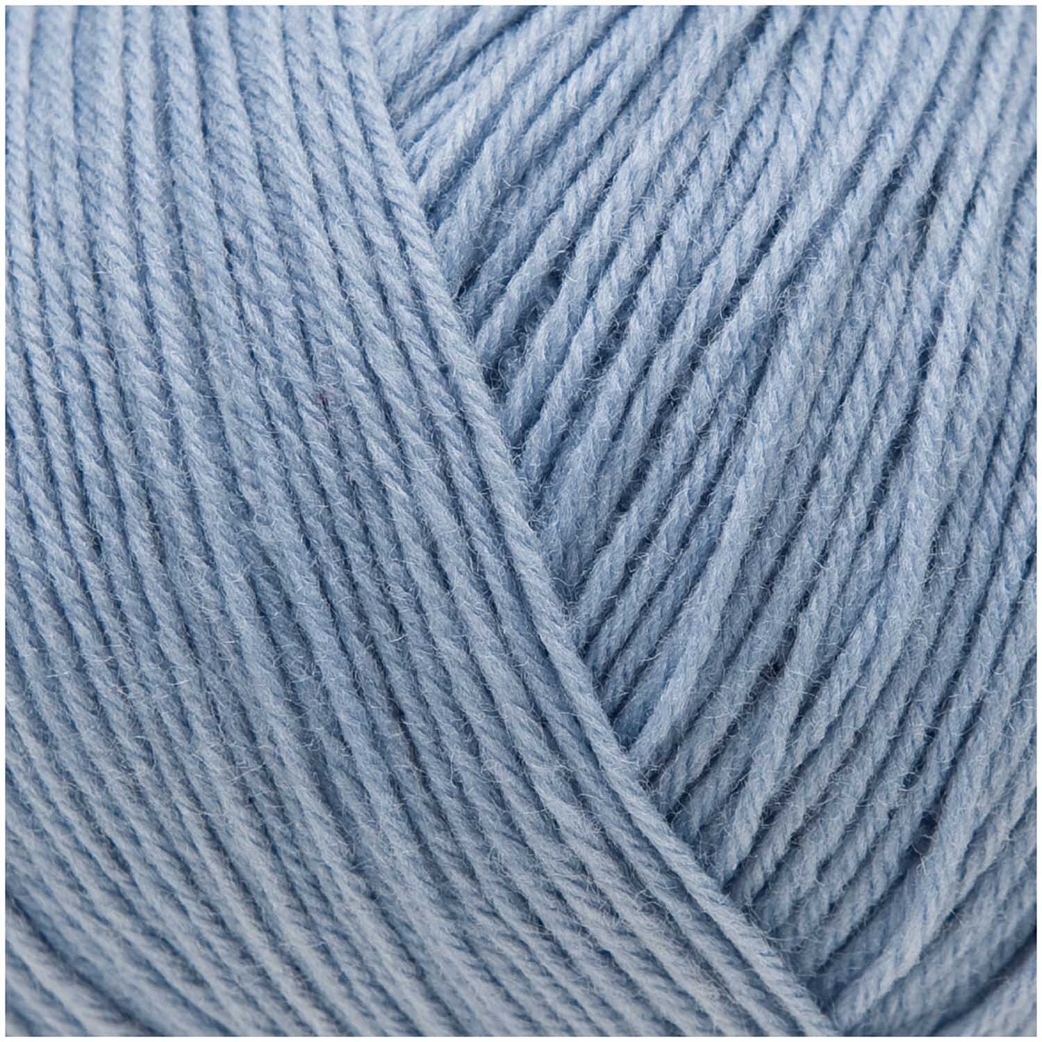 Rico Baby Classic 4fädig: Weiches, blaues Garn von Rico Design, ideal für Strickprojekte, 50g 220m.
