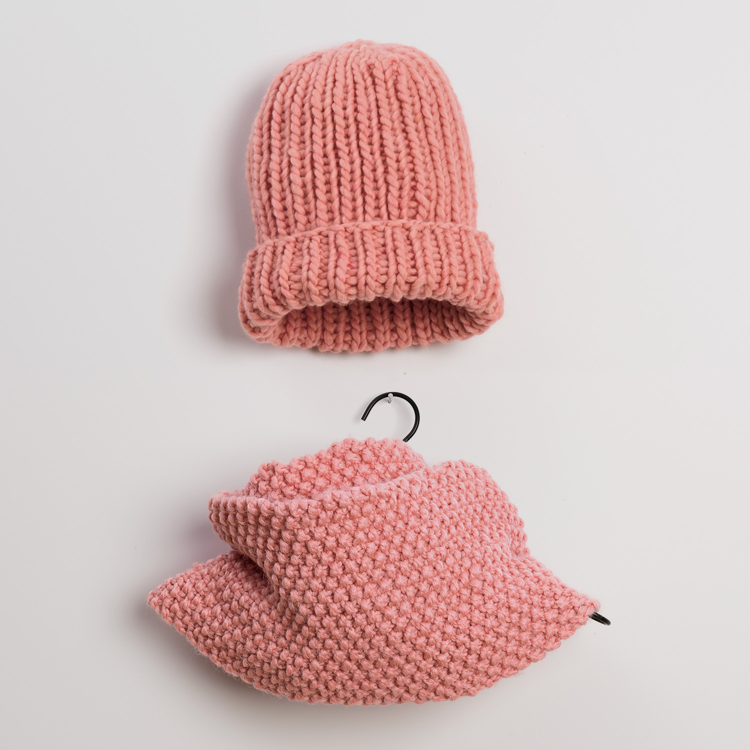 Strickanleitung Perlmuster Loop und Rippenmuster Mütze von idee. Creativmarkt