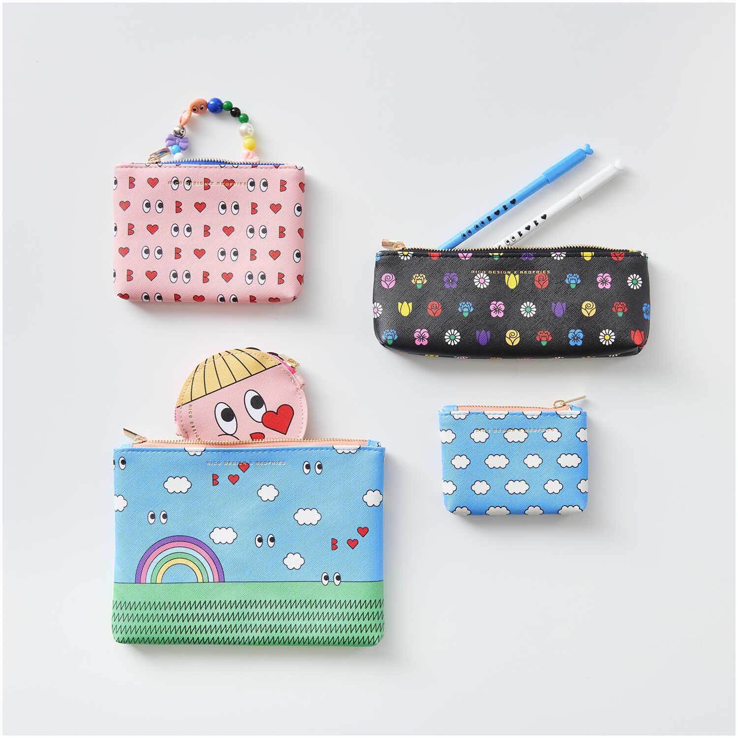 Rico Design x Redfries Etui Wolken 10,5x7,5cm von Rico Design
