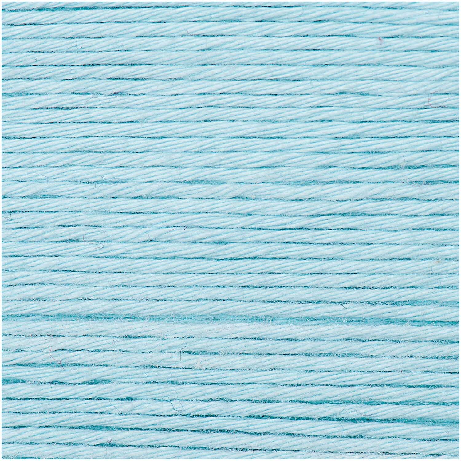 Cotton Universal: Hellblaue Wolle von Wolle Rödel, 50g Knäuel mit 85m Länge, ideal zum Stricken.