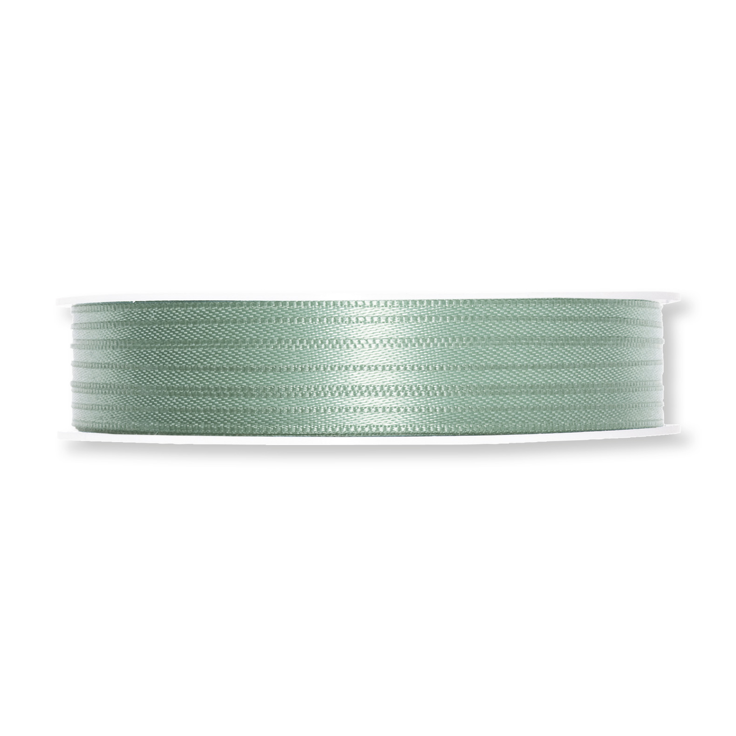 Satinband 3mm 10m in Mint von Halbach, ideal für Dekorationen und Geschenkverpackungen.