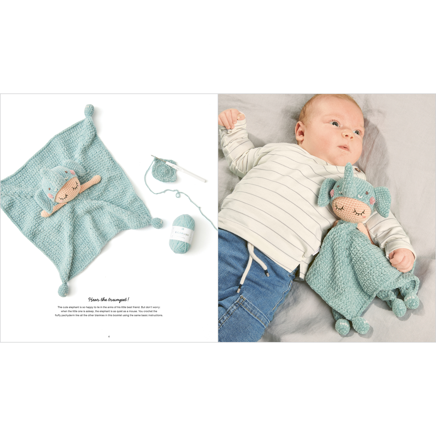 Ricorumi Baby Blankies Nilli Nilli Sprachauswahl englisch (GB) von Rico Design