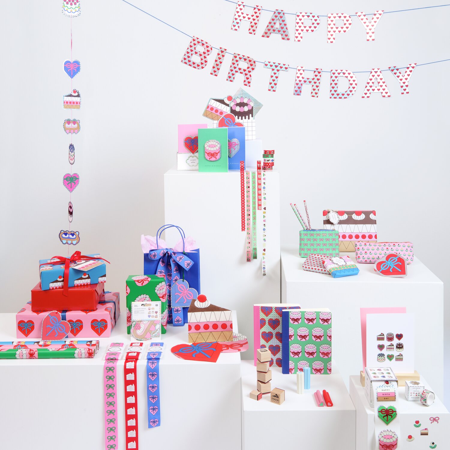 Rico Design x Redfries Girlande Happy Birthday 3m von Rico Design