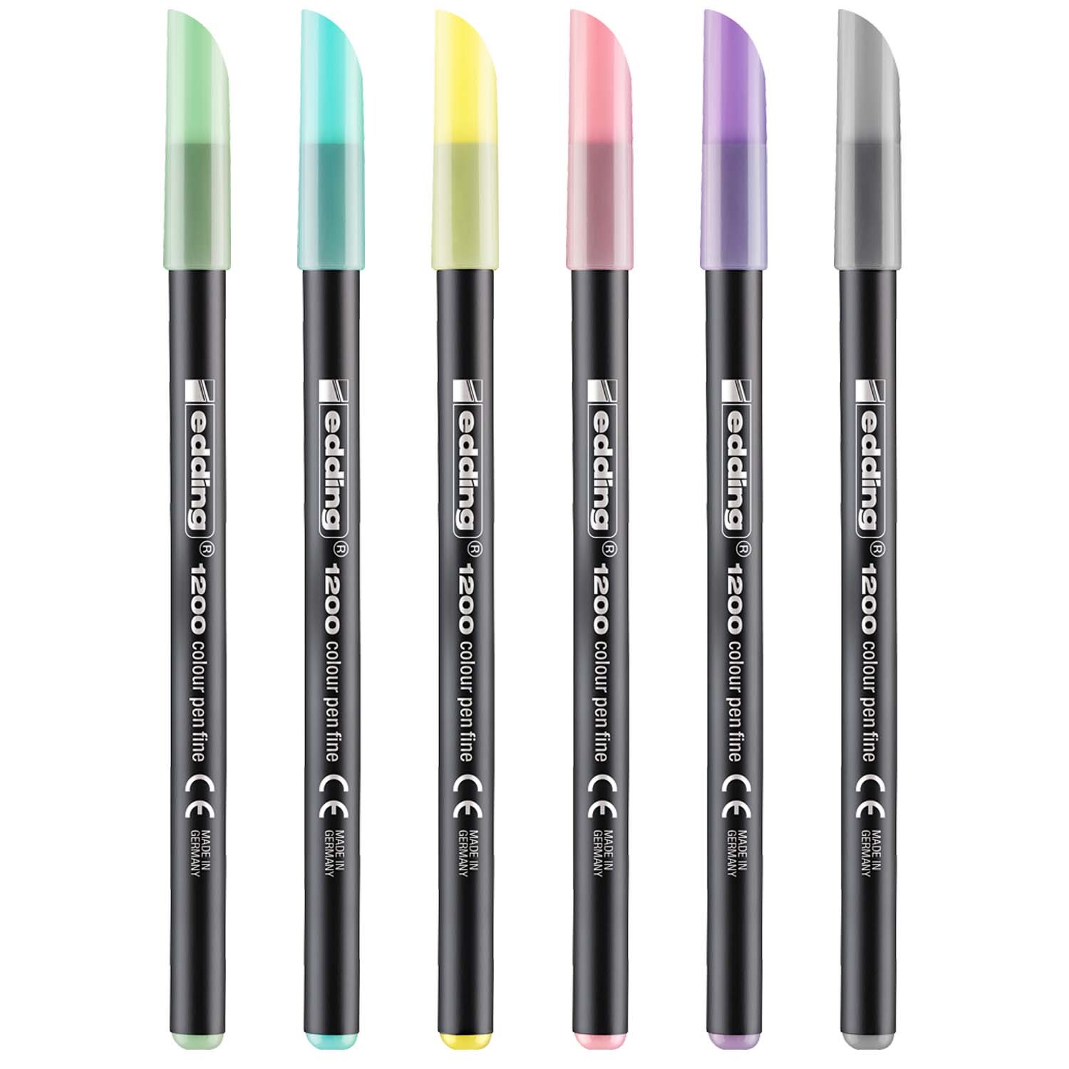 1200 color pastell 6 Stück von edding International 