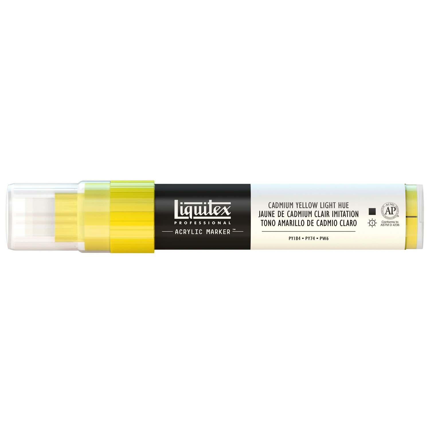 Paint Acryl Marker 8-15mm in Kadmiumgelb Hell von Liquitex, ideal für präzises und kreatives Arbeiten.