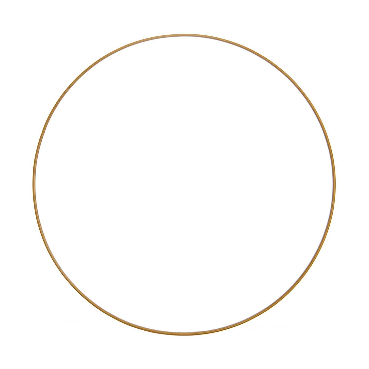 Metallring gold matt von Rico Design, ideal für kreative Bastelprojekte und Dekorationen.