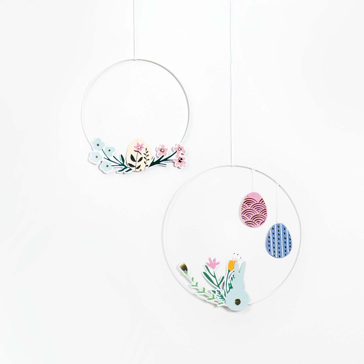 Bastelanleitung Wanddeko für Ostern von Rico Design