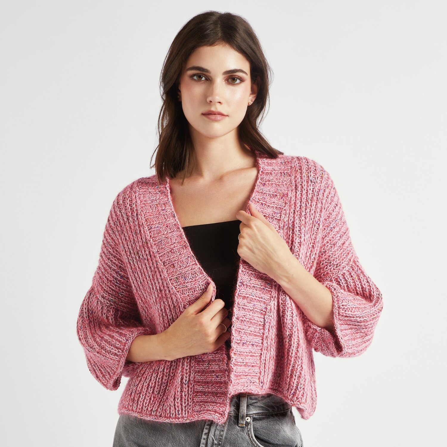 Strickset Kimono-Jacke Modell 34 aus Made by Me No. 20 von Rico Design
