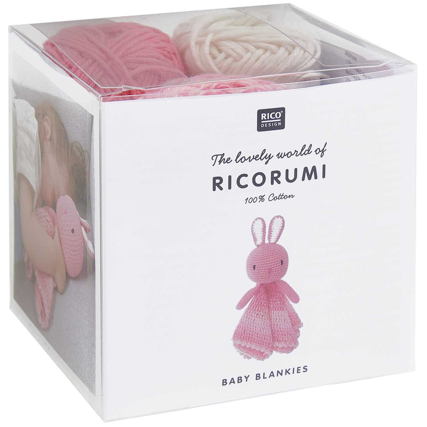 Häkelset Ricorumi Baby Blankies Hase 8-teilig von Rico Design