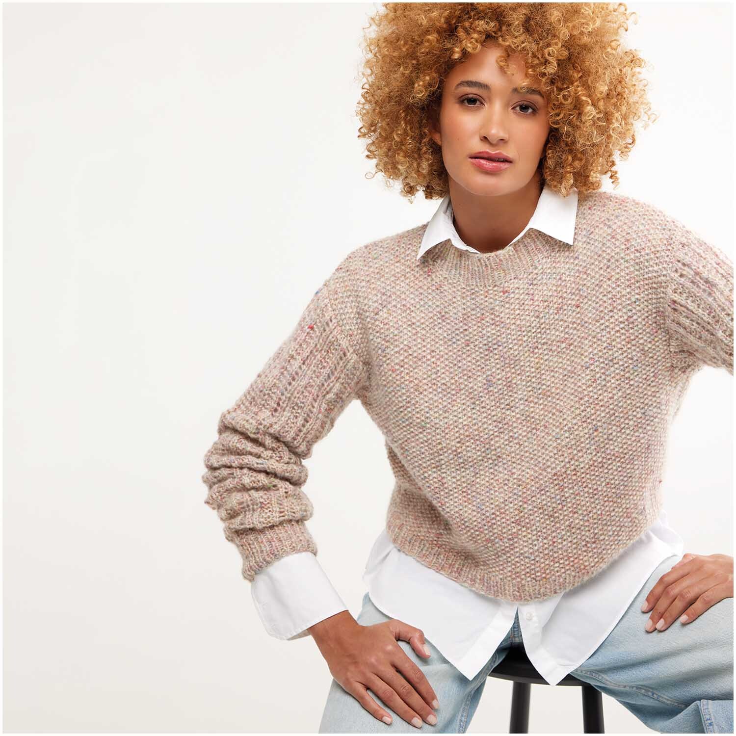Strickset Pullover Modell 11 aus Die Neue Masche Nr. 7 von idee. Creativmarkt