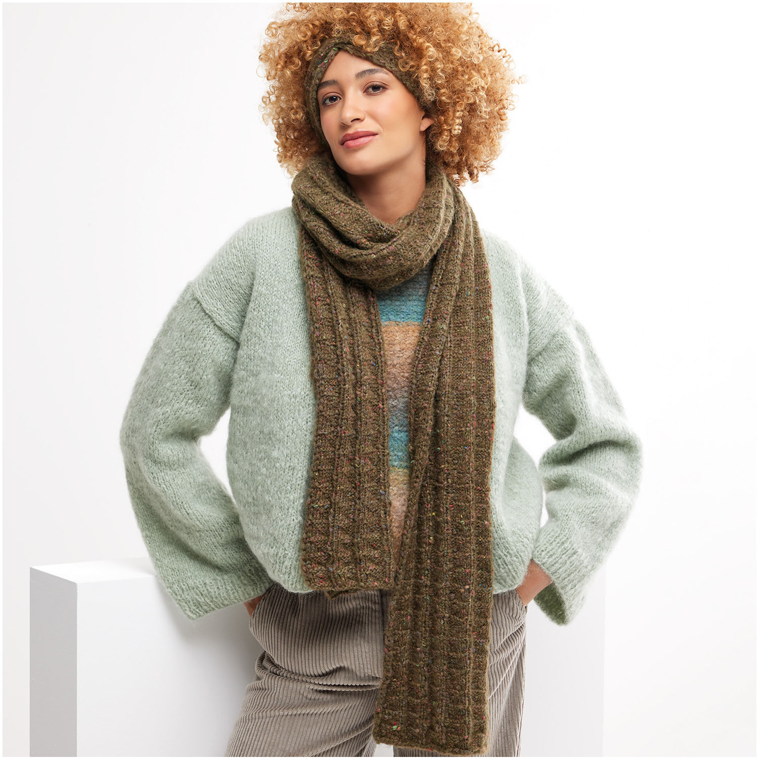 Strickset Stirnband Modell 04 aus Die Neue Masche Nr. 8 von idee. Creativmarkt