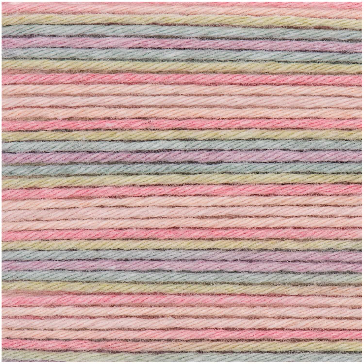 Rico Baby Cotton Soft Print dk 50g 125m Farbe Petrol/Rosa von Rico Design