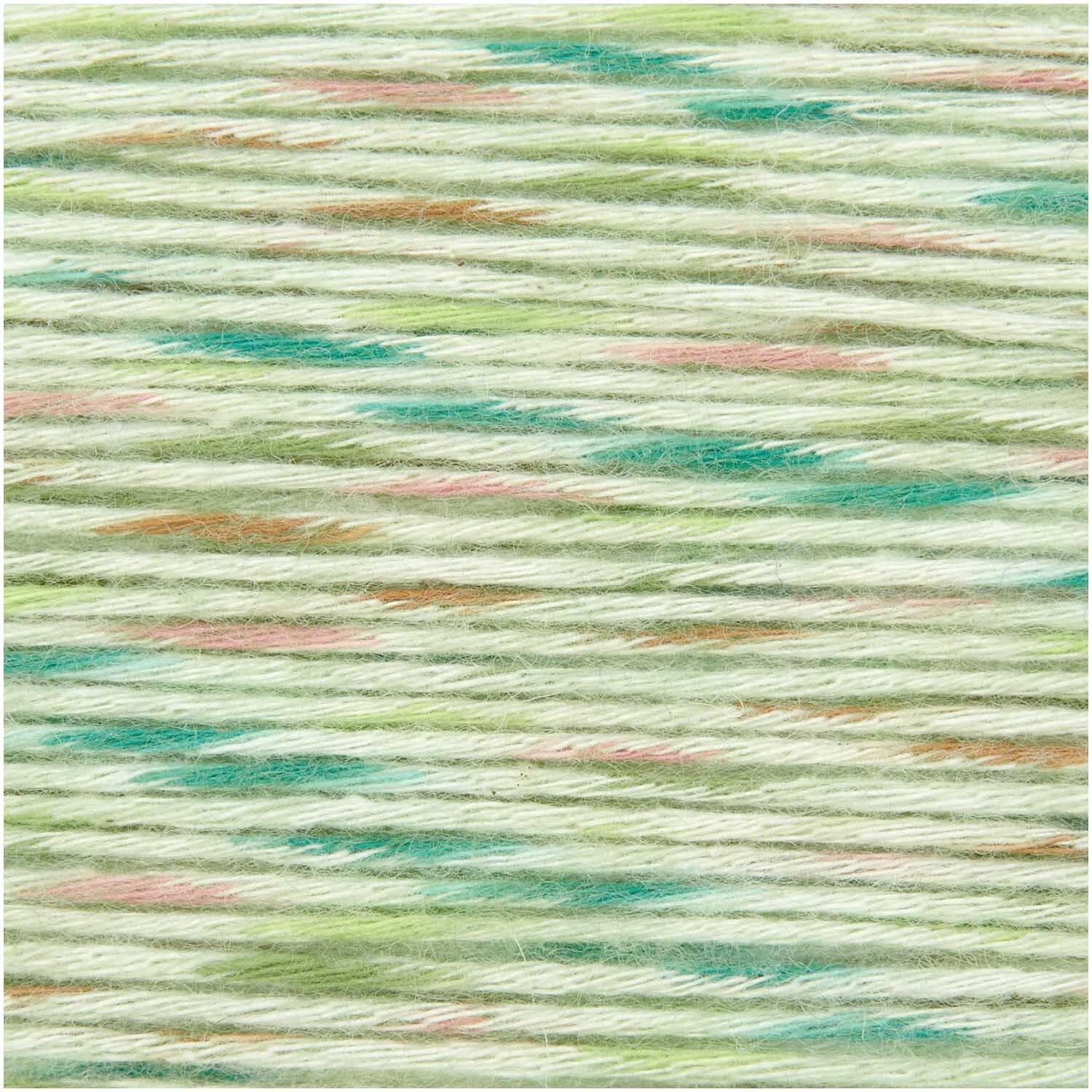Creative Cotton Flecky Fleece dk 100g 250m Farbe Grün von Rico Design