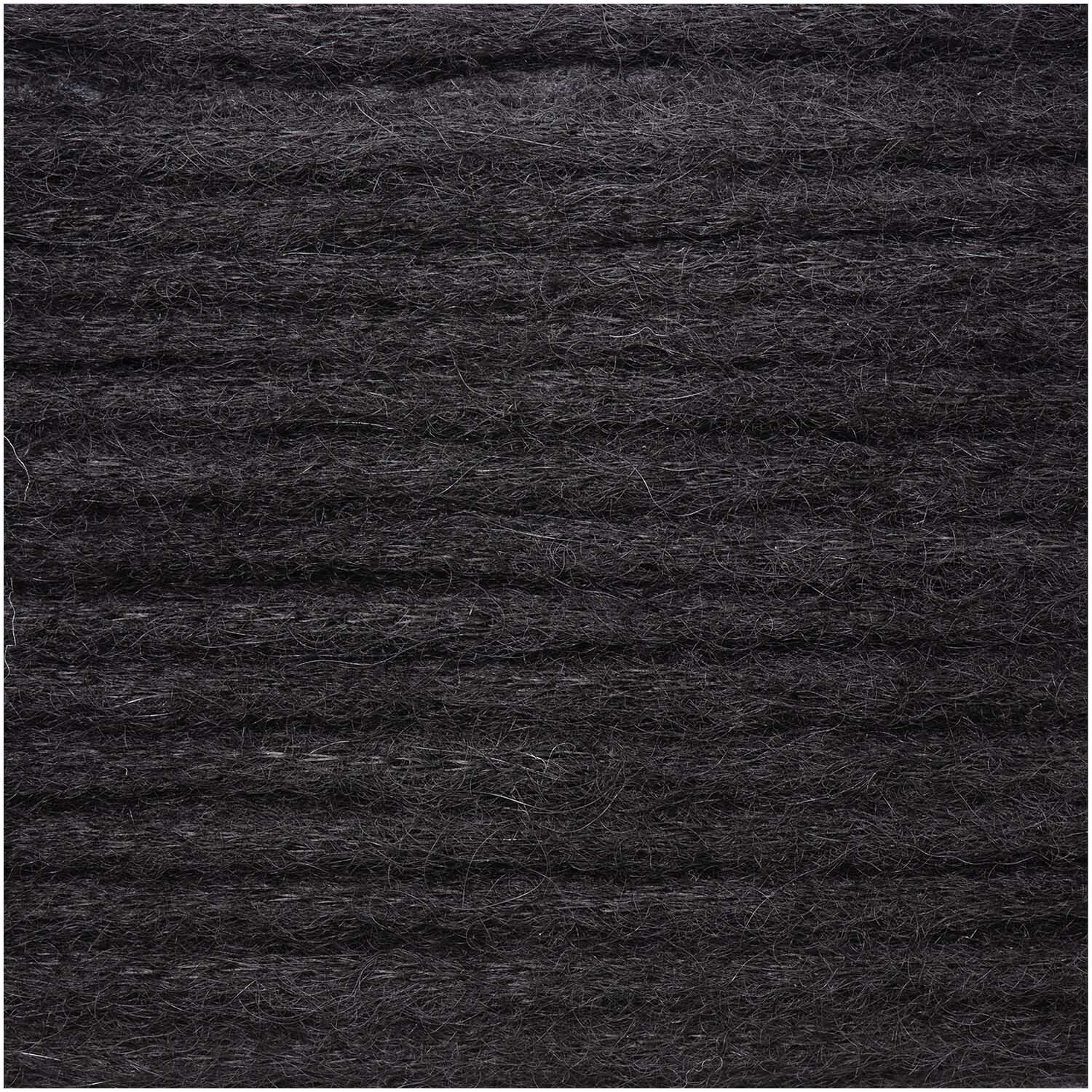 Luxury Baby Alpaca & Merino chunky - Madly in Love: Weiches, schwarzes Garn von Rico Design, ideal für warme Strickprojekte.