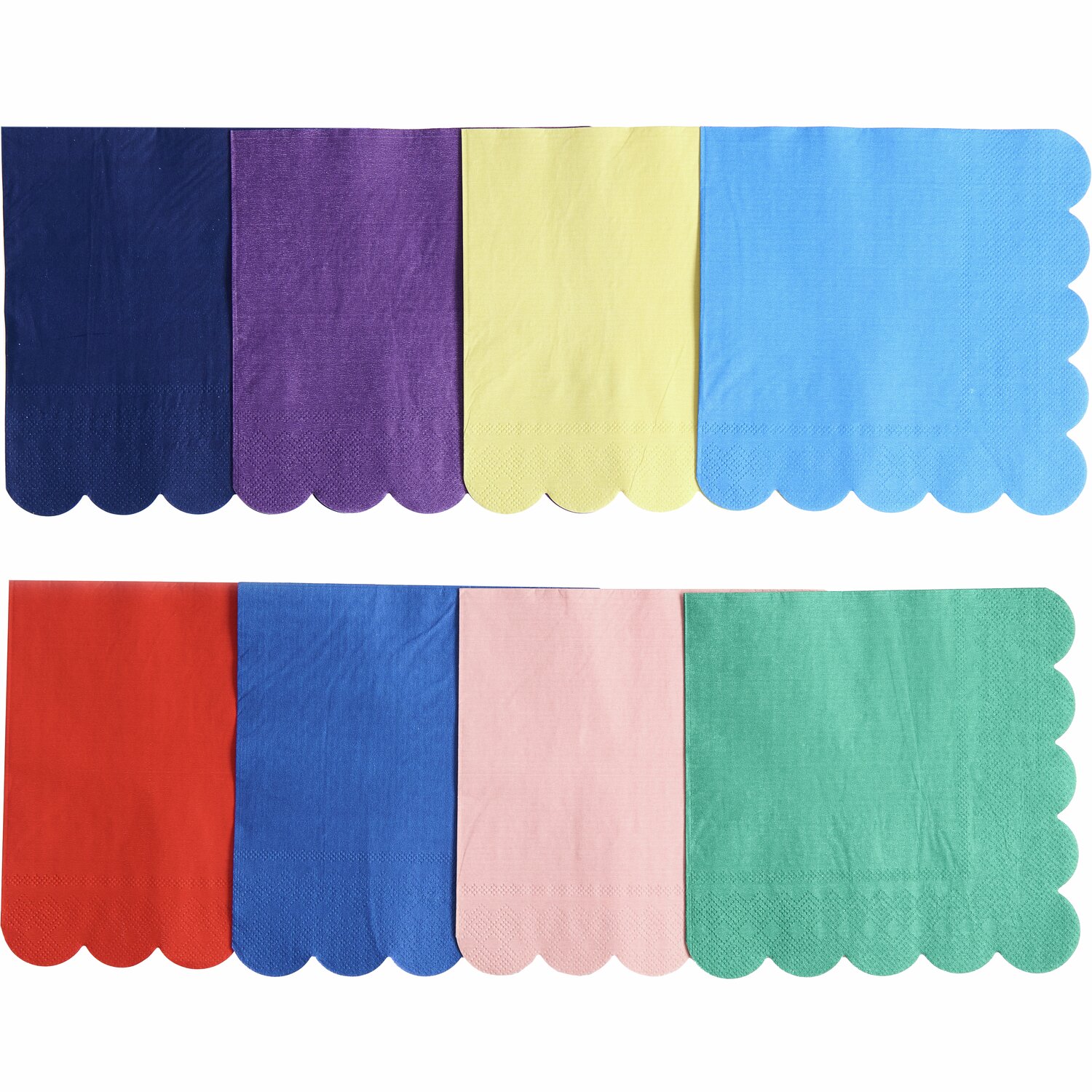 Servietten Magic Rainbow von Rico Design in verschiedenen Farben, 32x31,5cm, 16 Stück, ideal für farbenfrohe Tischdekorationen.