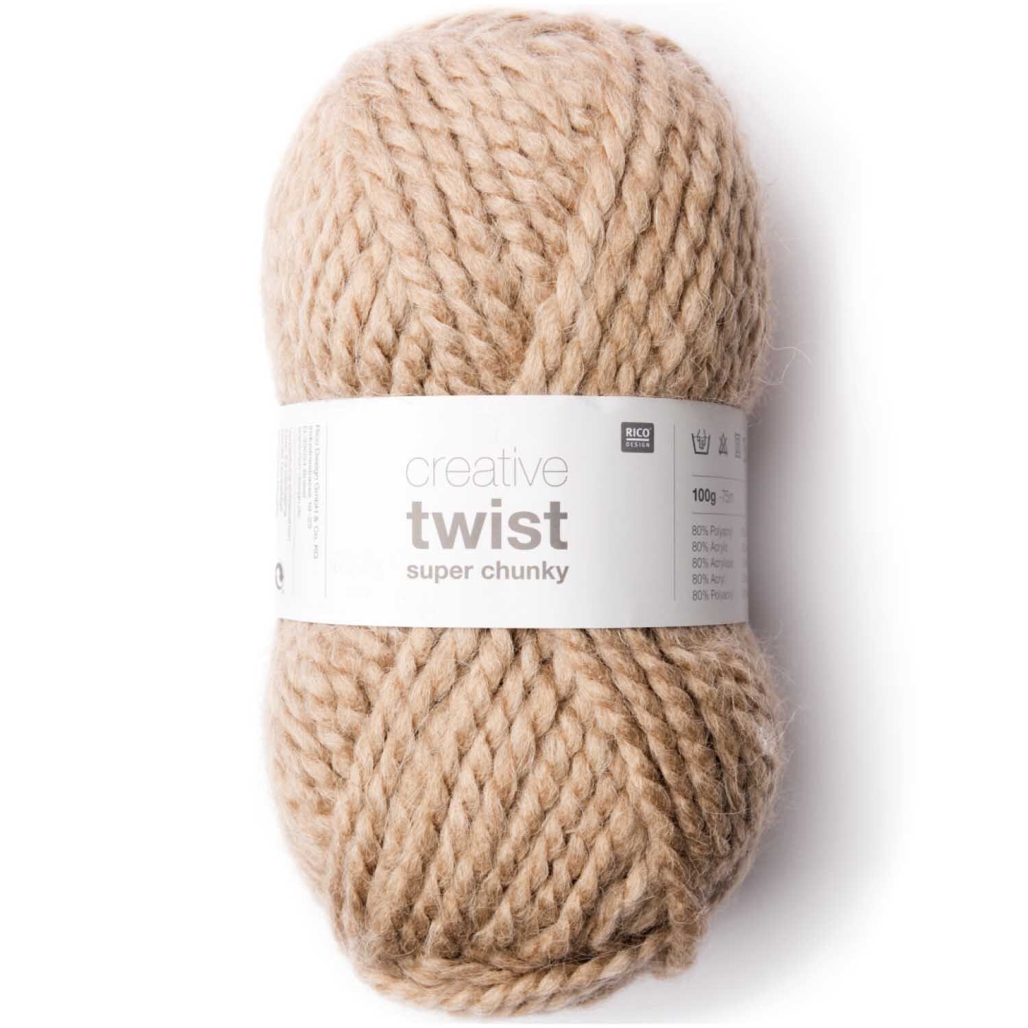 Creative Twist super chunky 100g 75m Farbe Rosa von Rico Design