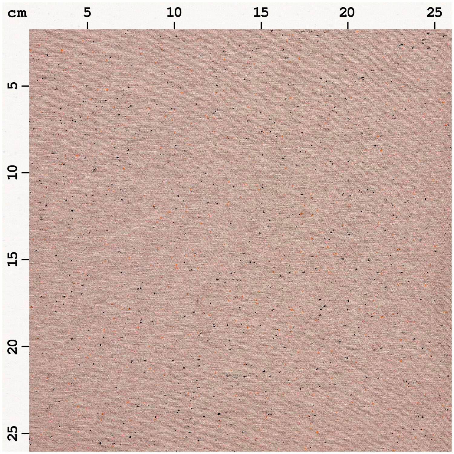 Stoffabschnitt Jersey Flocken Puder 80x100cm von Rico Design