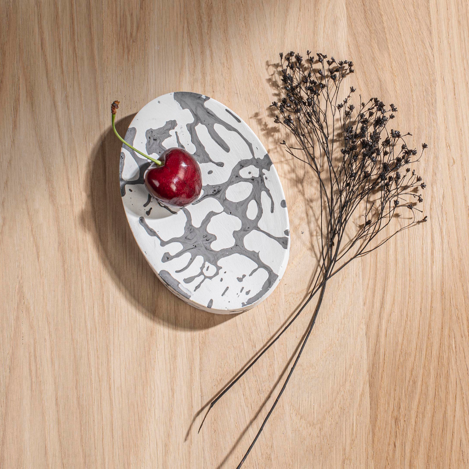 Bastelset Schmuckschale mit Marmoreffekt: 5-teiliges Set von Glorex, ideal für kreative DIY-Projekte.