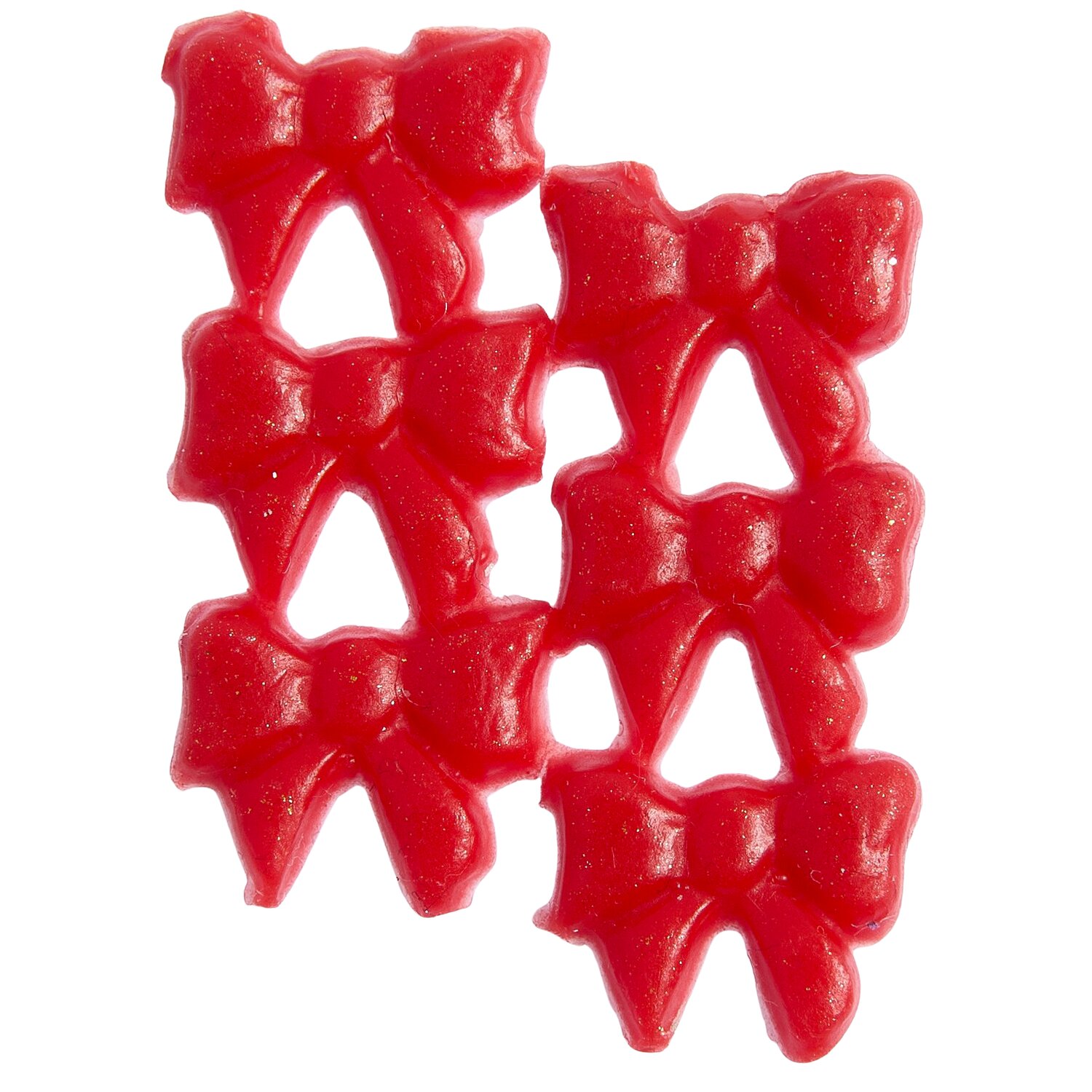 Wachsdekor Schleife klein 3,1x2,5cm Farbe Rot von Rico Design