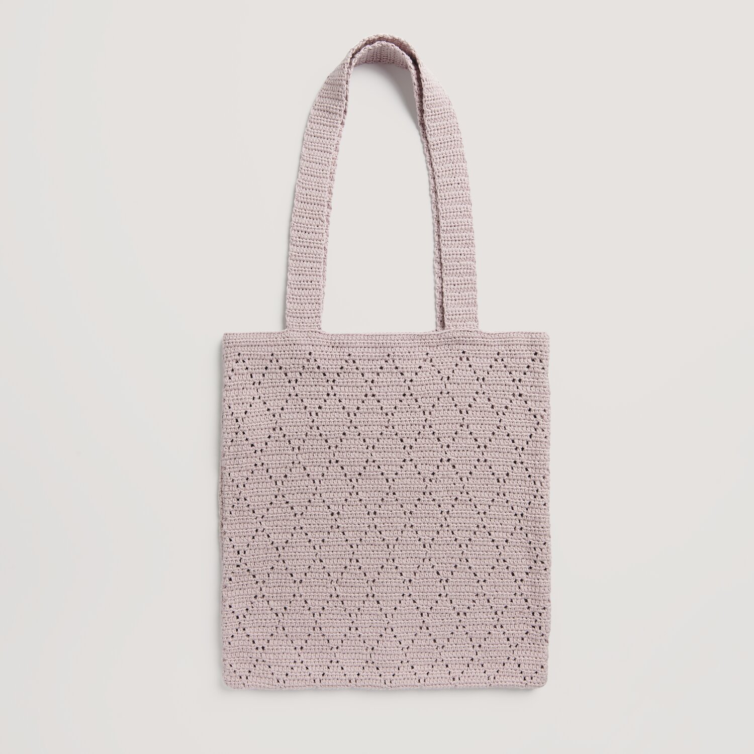 Häkelset Tasche Modell 06 aus Lovewool No. 20, handgefertigt in zartem Muster, von Rico Design.