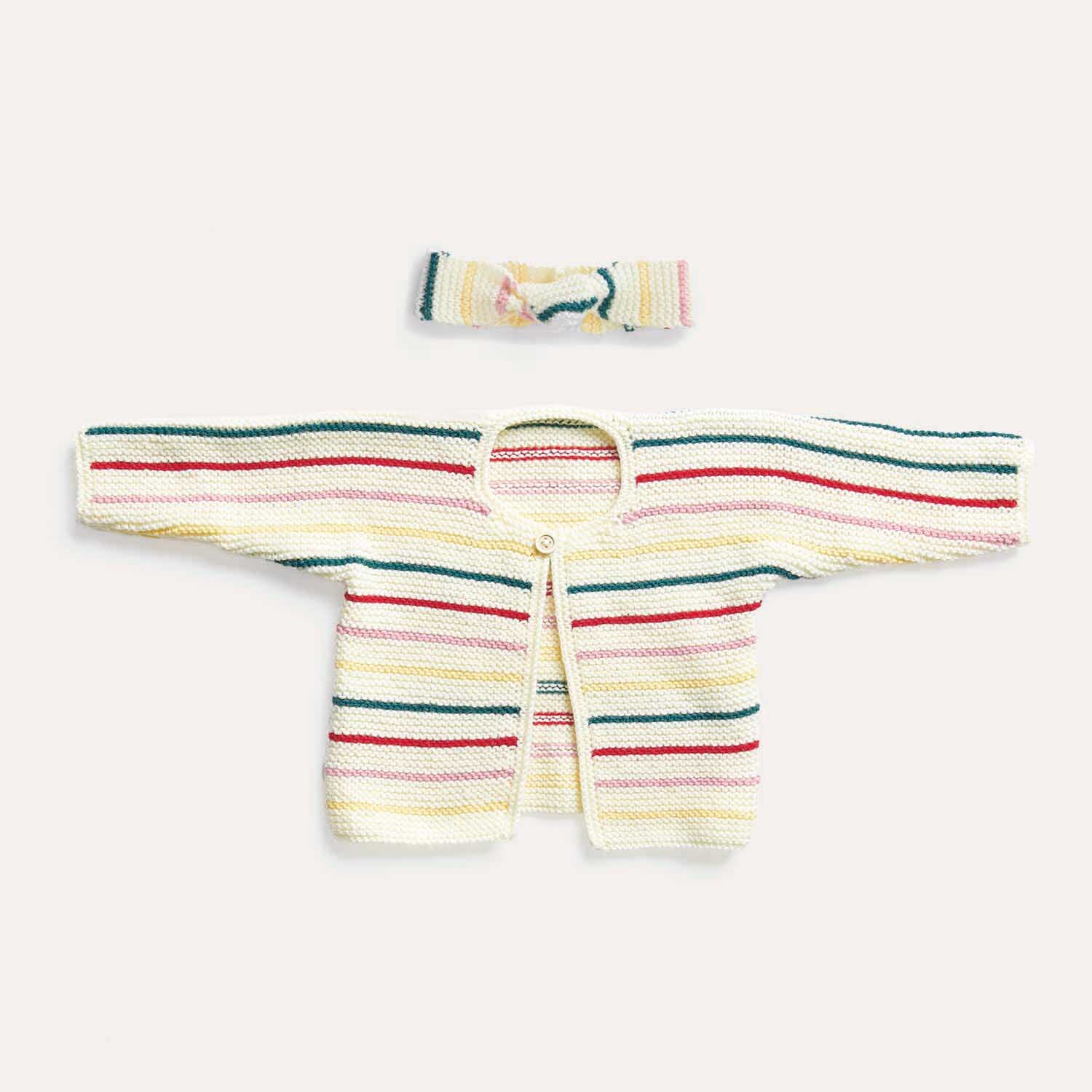 Strickanleitung Stirnband & Jacke aus Rico Baby Classic dk von Rico Design