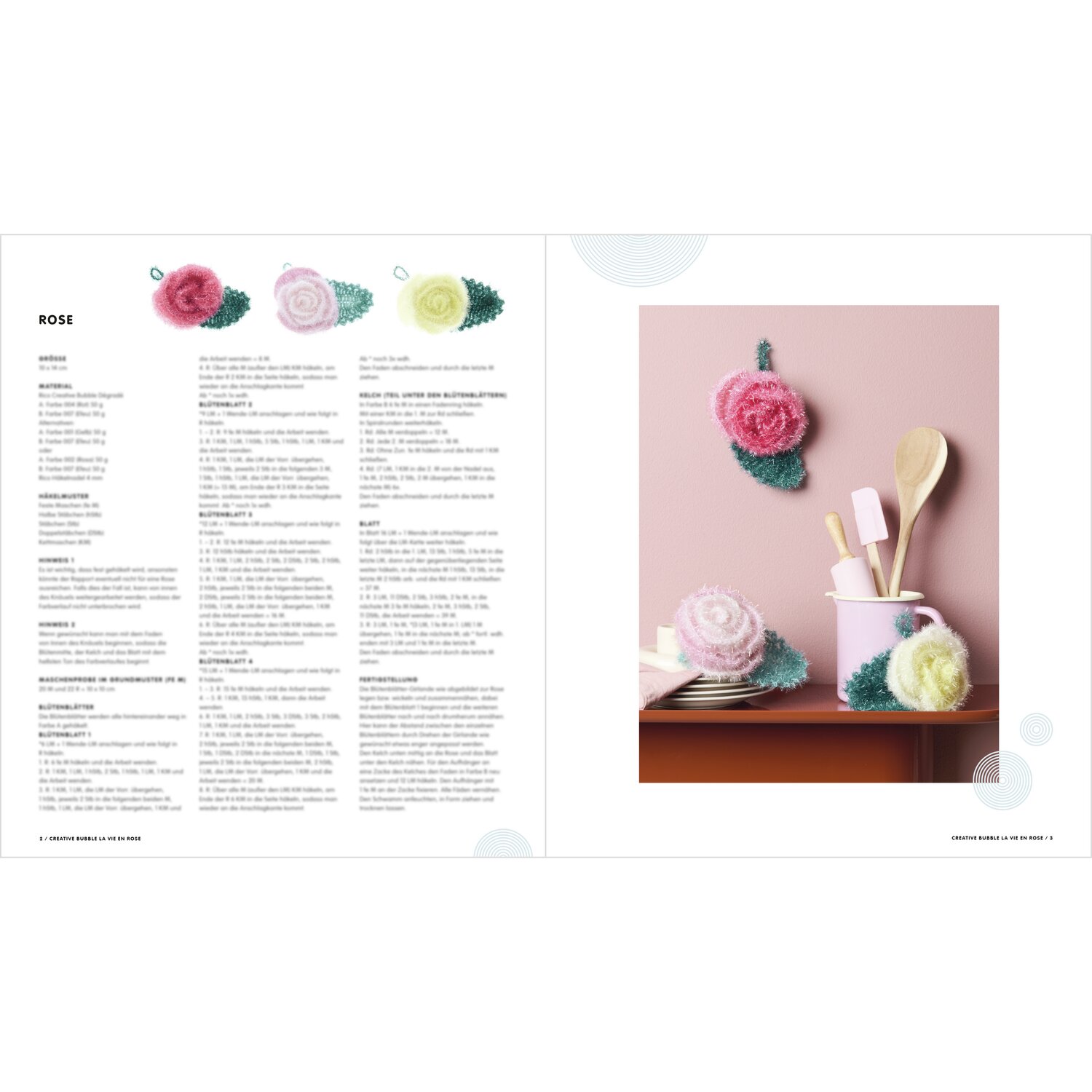 Creative Bubble - La Vie En Rose Sprachauswahl deutsch von Rico Design