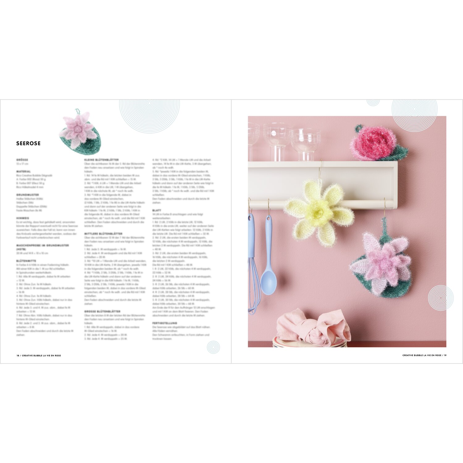 Creative Bubble - La Vie En Rose Sprachauswahl deutsch von Rico Design