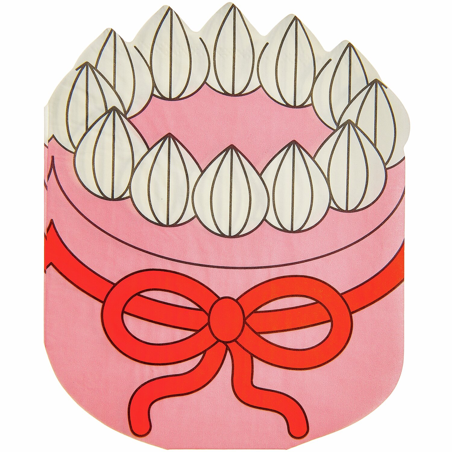 Rico Design x Redfries Servietten Torte 20 Stück 25x32cm von Rico Design