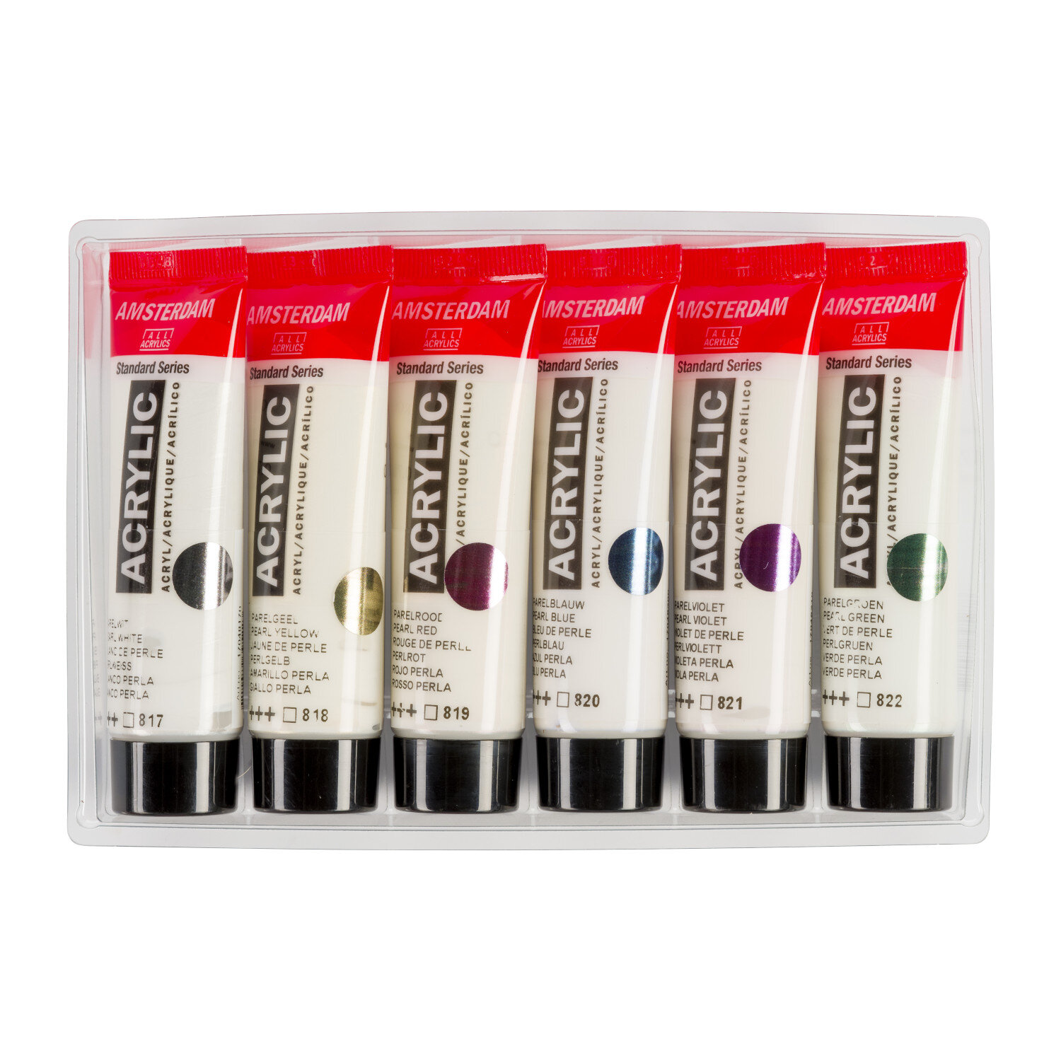 Perlfarben Set 6 x 20 ml von Royal Talens