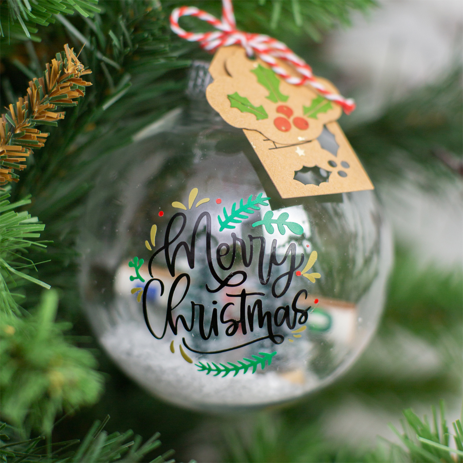 Bastelanleitung Weihnachtskugeln beplotten von idee. Creativmarkt 