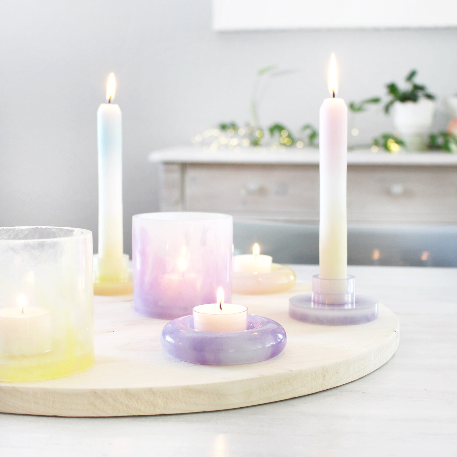 Inspiration Kerzenhalter aus Resin @tinkerhome von idee. Creativmarkt 