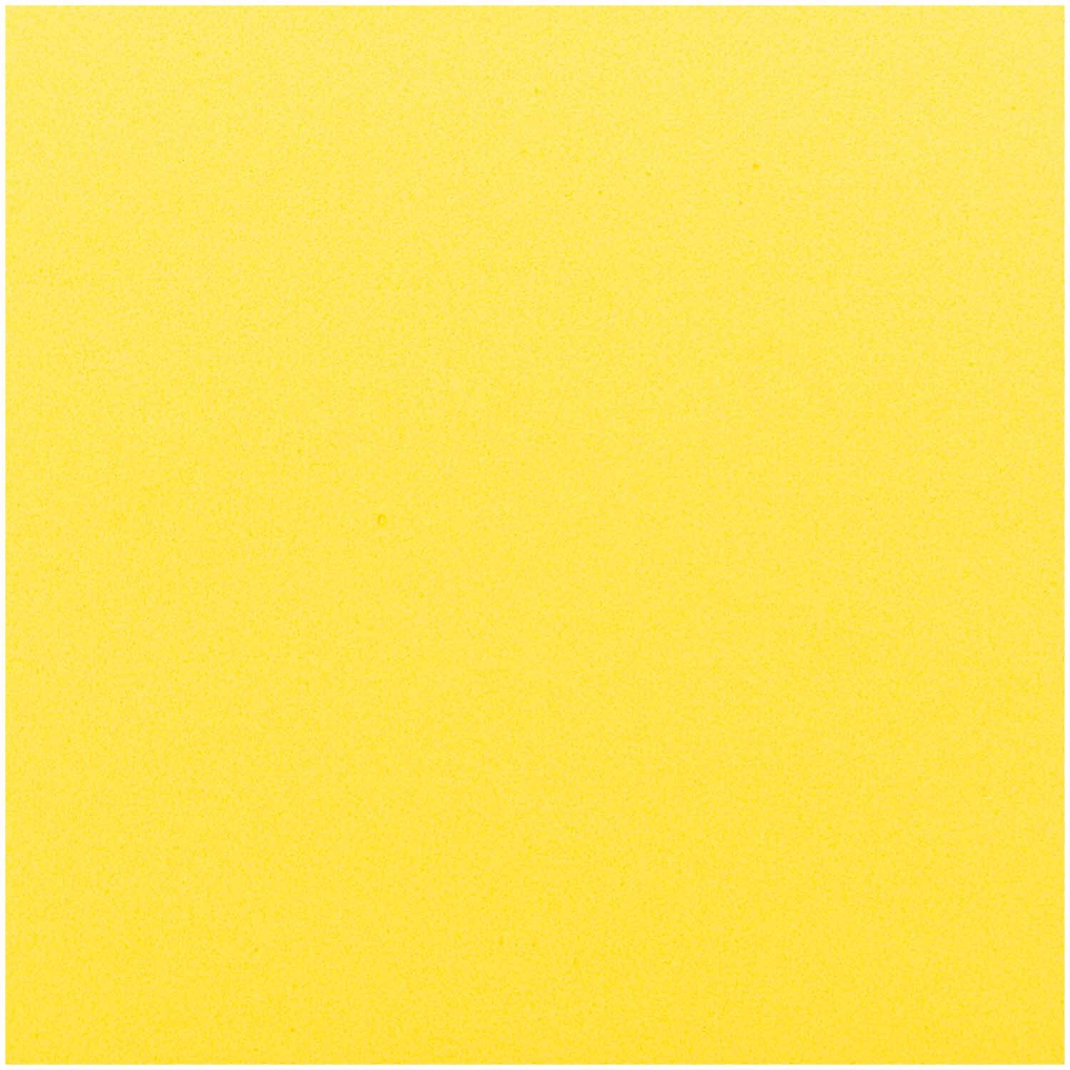 Moosgummiplatte 20x30cm 2mm in leuchtendem Gelb von Rico Design, ideal für kreative Bastelprojekte.
