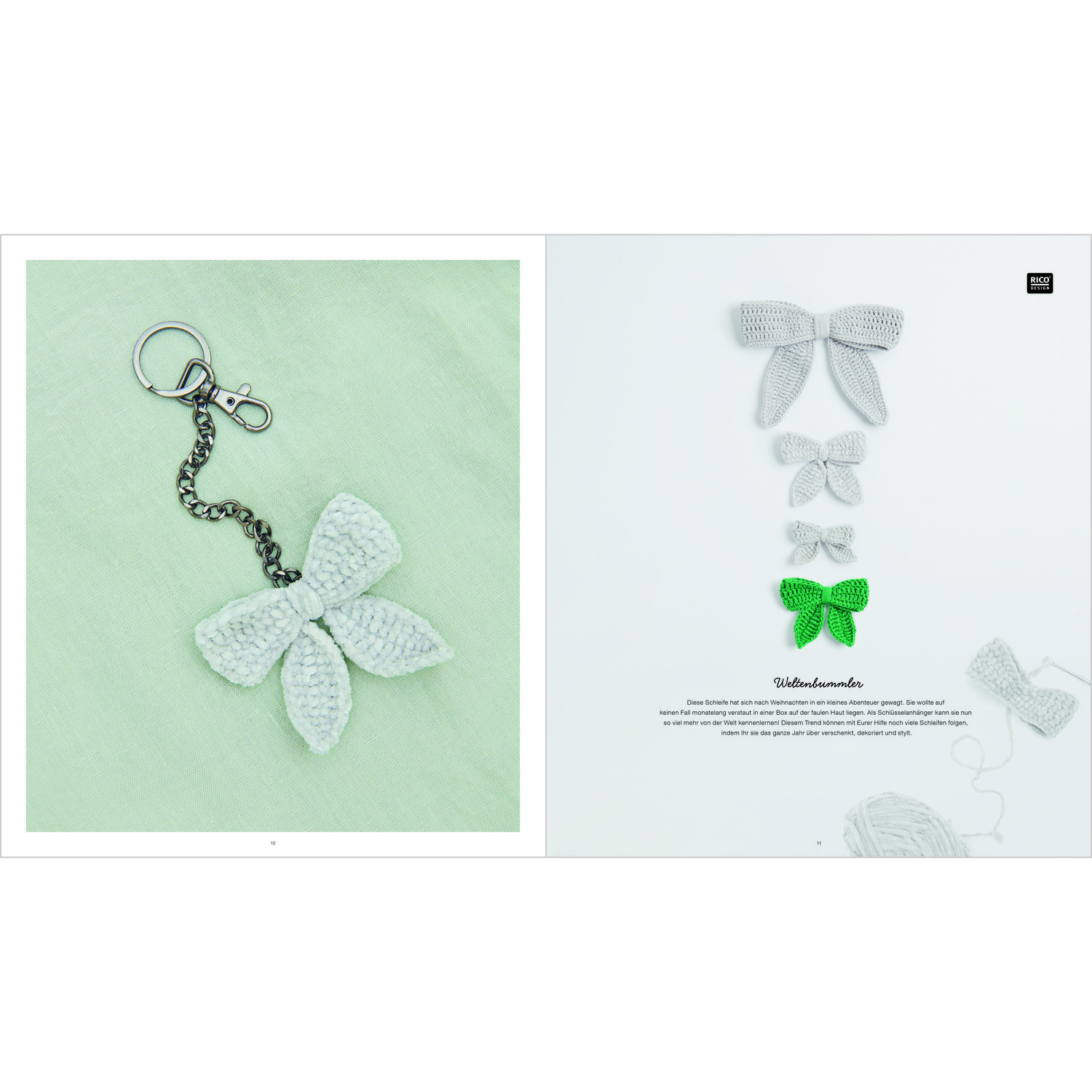 Ricorumi Put a Bow on It Sprachauswahl deutsch von Rico Design