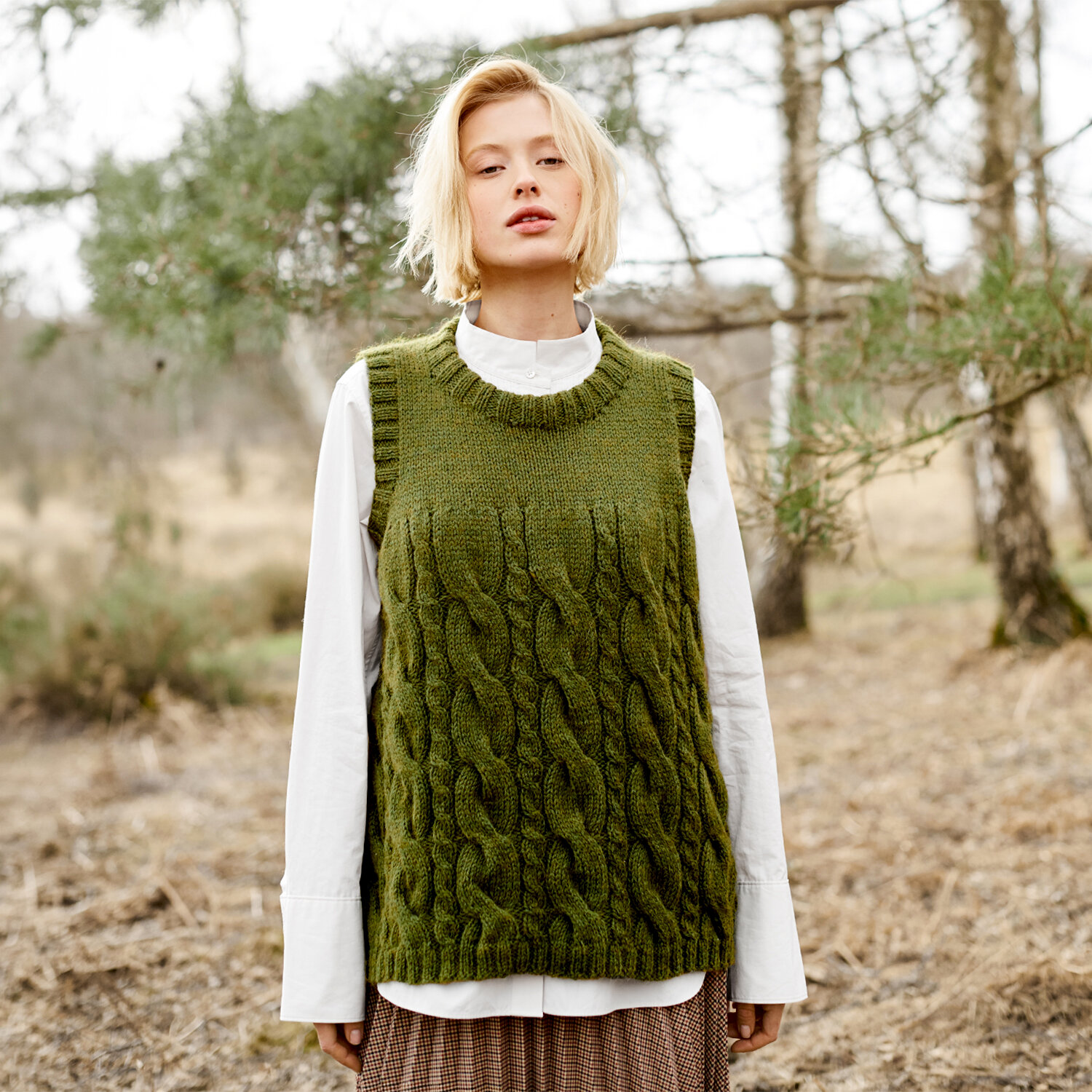 Strickanleitung Pullunder aus Soft Alpaca