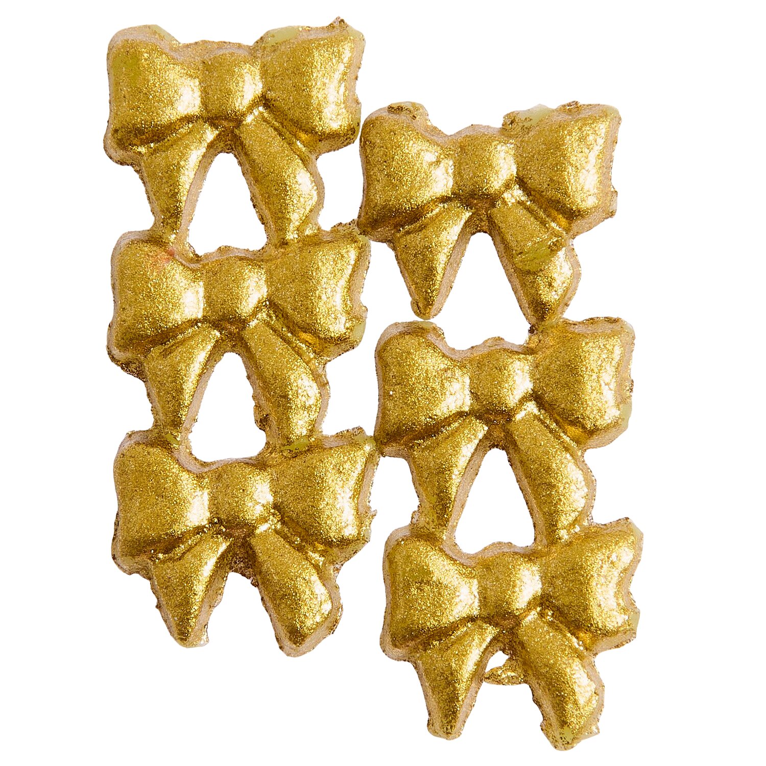 Wachsdekor Schleife klein 3,1x2,5cm Farbe Gold von Rico Design