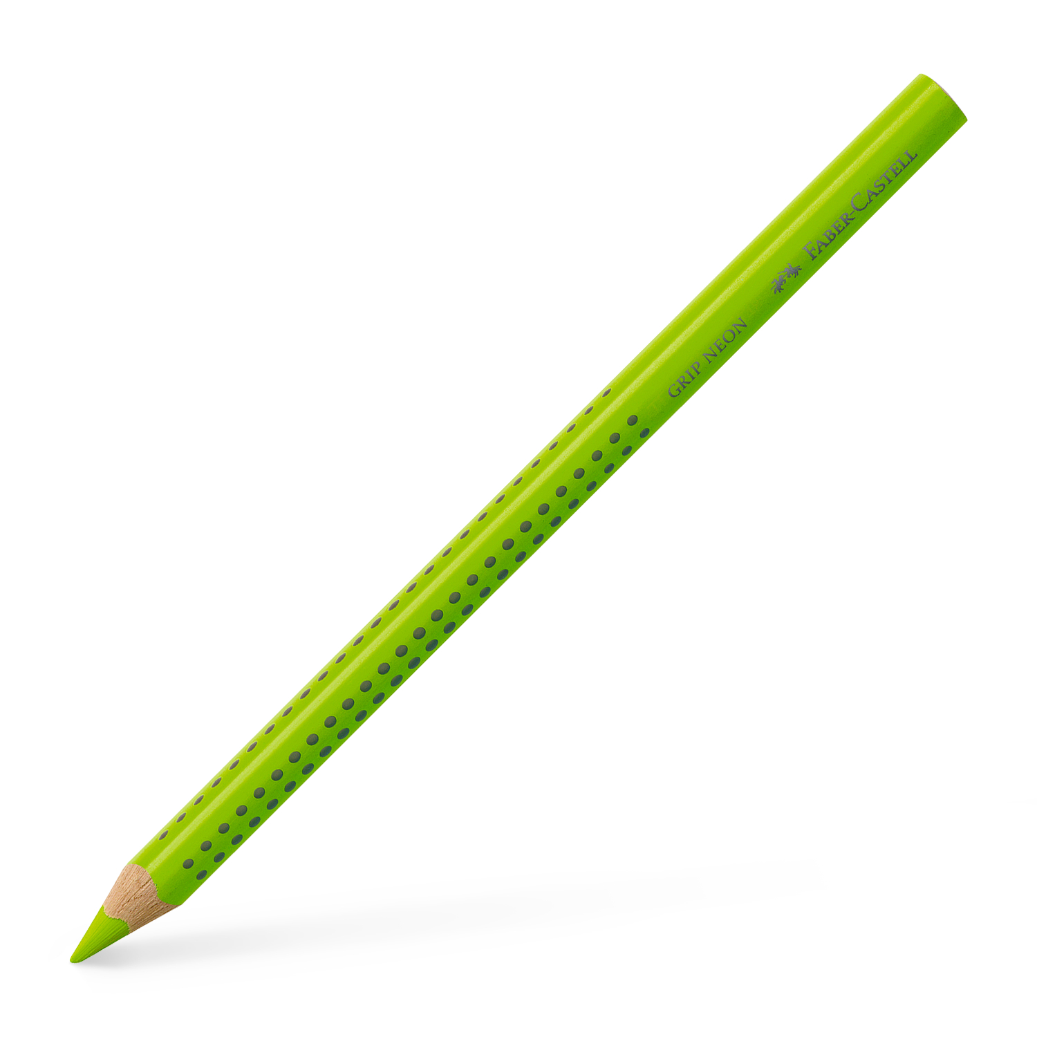 Jumbo Grip Textliner von Faber Castell in Neon Grün, ideal für präzises Markieren und Hervorheben.
