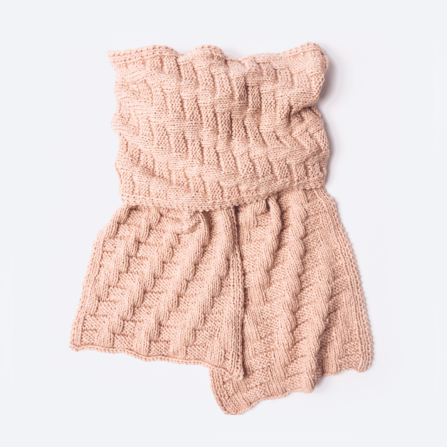 Strickanleitung Schal mit Strukturmuster von Rico Design