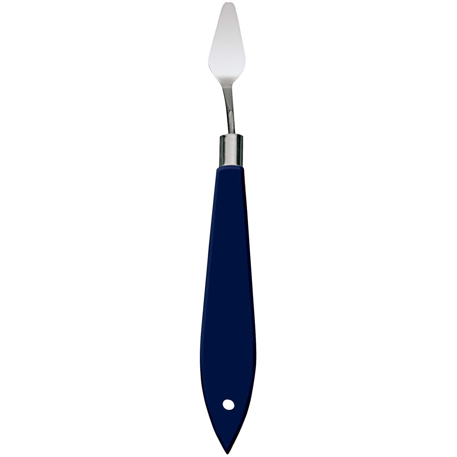 Spachtel blau Nr.2 von Rico Design, ideal für Malerarbeiten, mit ergonomischem Griff und Metallklinge.