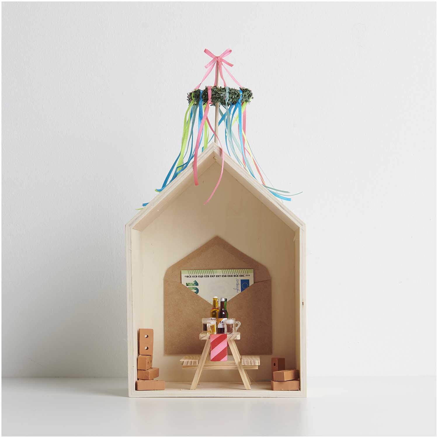 Miniatur Bierflaschen und Gläser 6 Stück von Rico Design