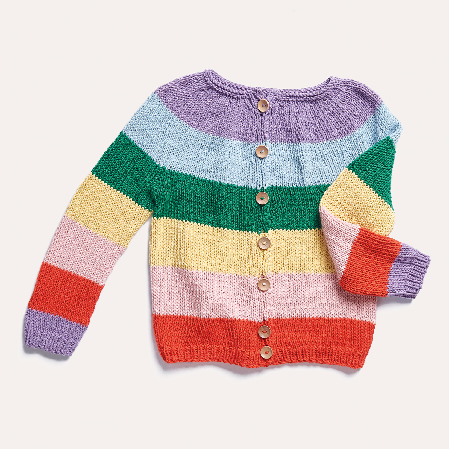 Strickanleitung Jacke aus Essentials Organic Cotton aran von Rico Design