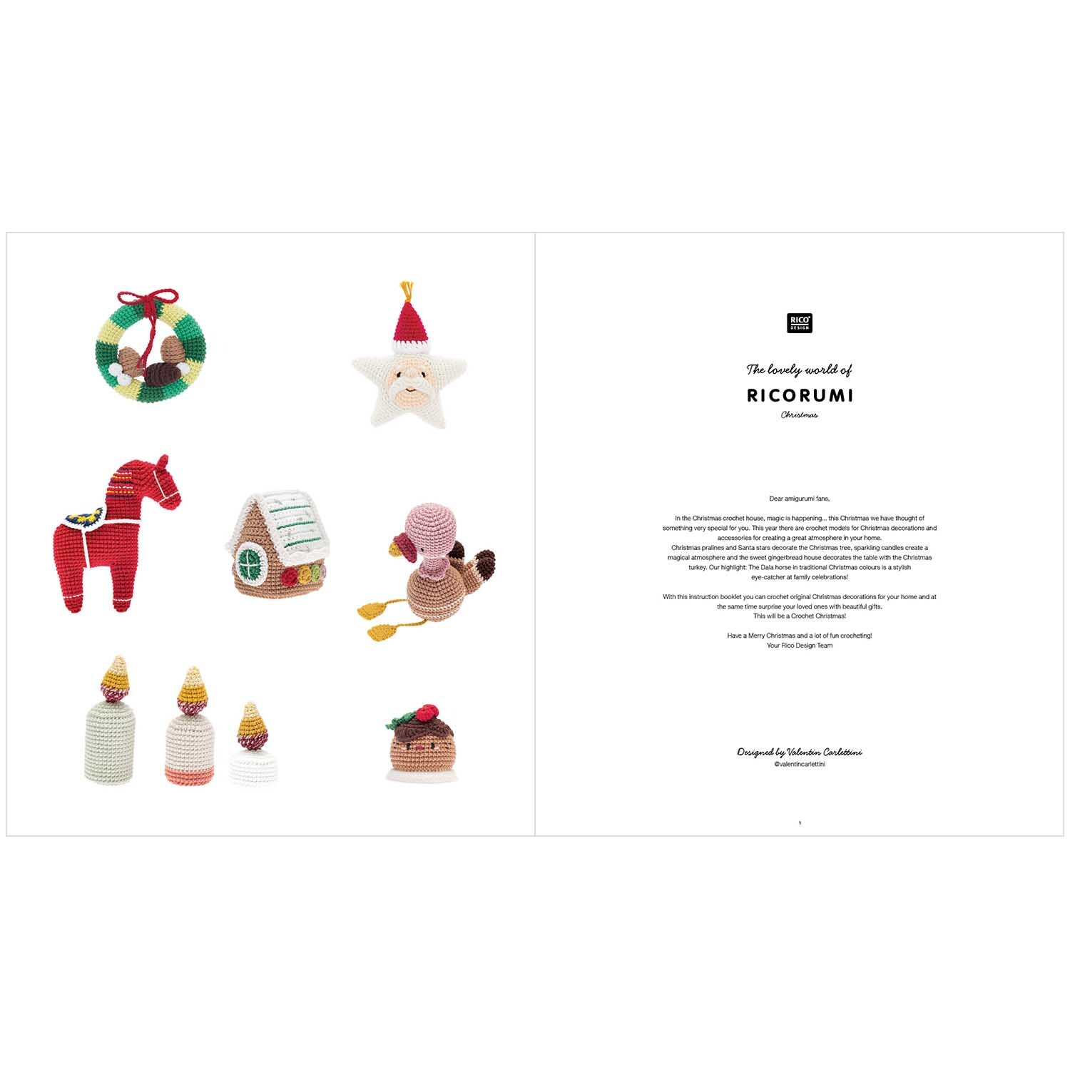 Ricorumi Christmas englisch von Rico Design