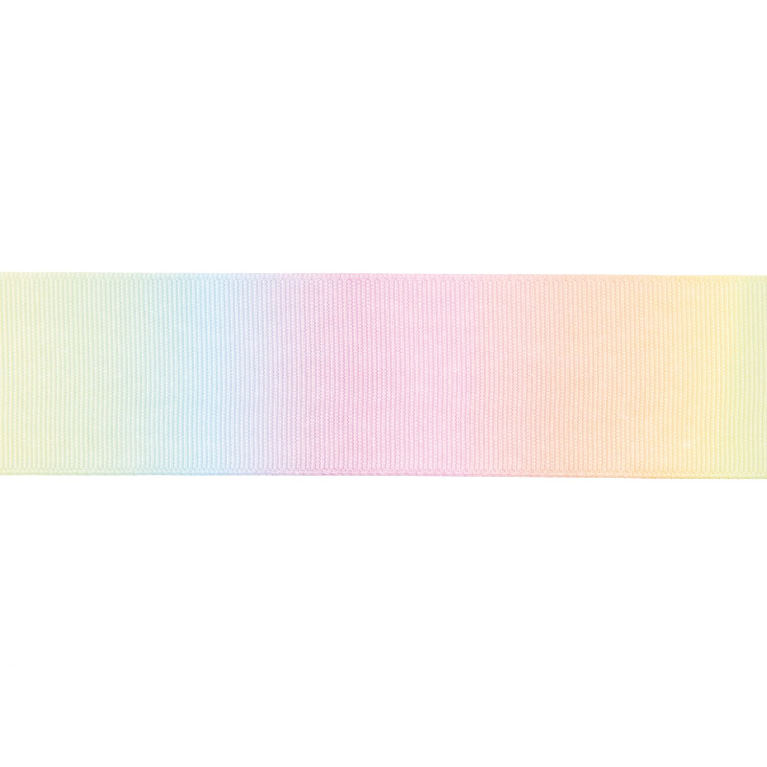 Dekoband multicolor pastell 4cm 3m von Rico Design, sanfte Übergänge in Pastelltönen.