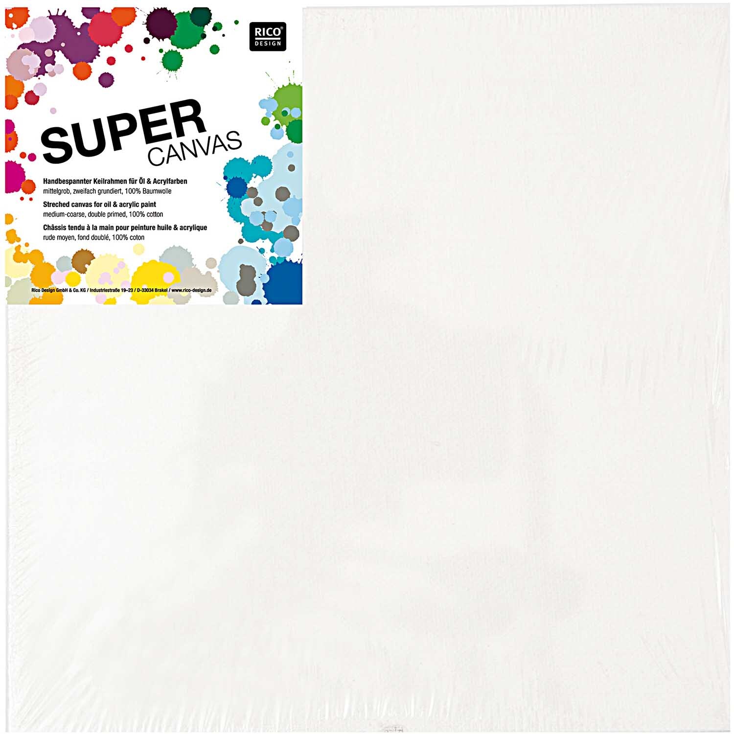 Super Canvas Keilrahmen 3er Set 20x20cm von Rico Design